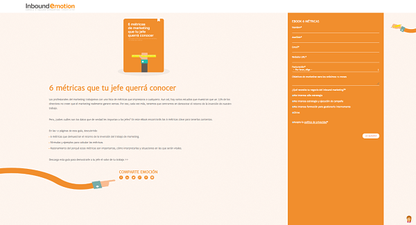 Landing pages para generar leads - Inboundemotion