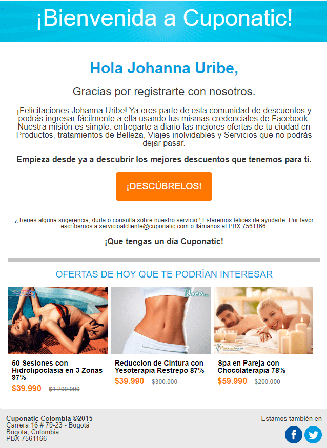 Newsletter personalizada