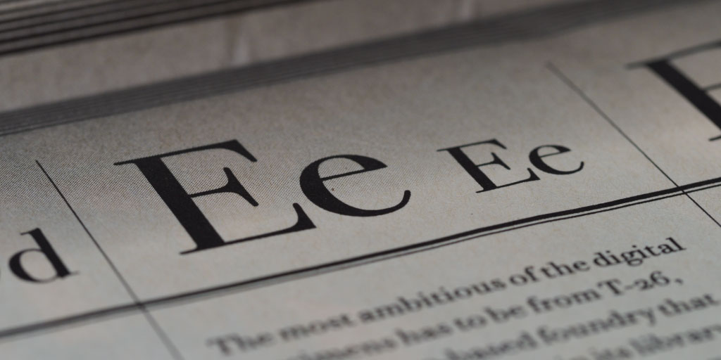 fuentes serif tipografías con serifa