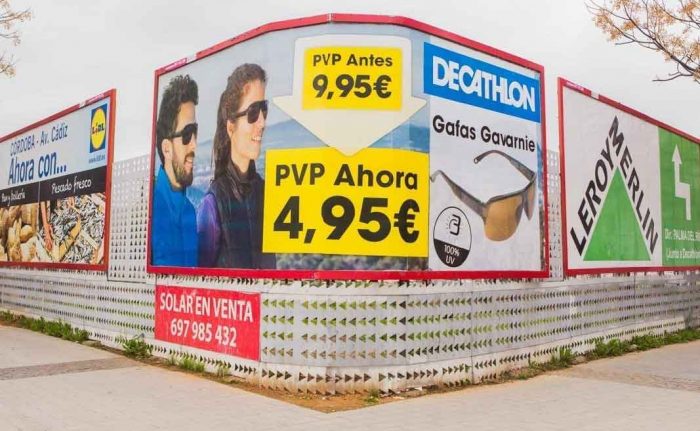 tipos de publicidad vallas